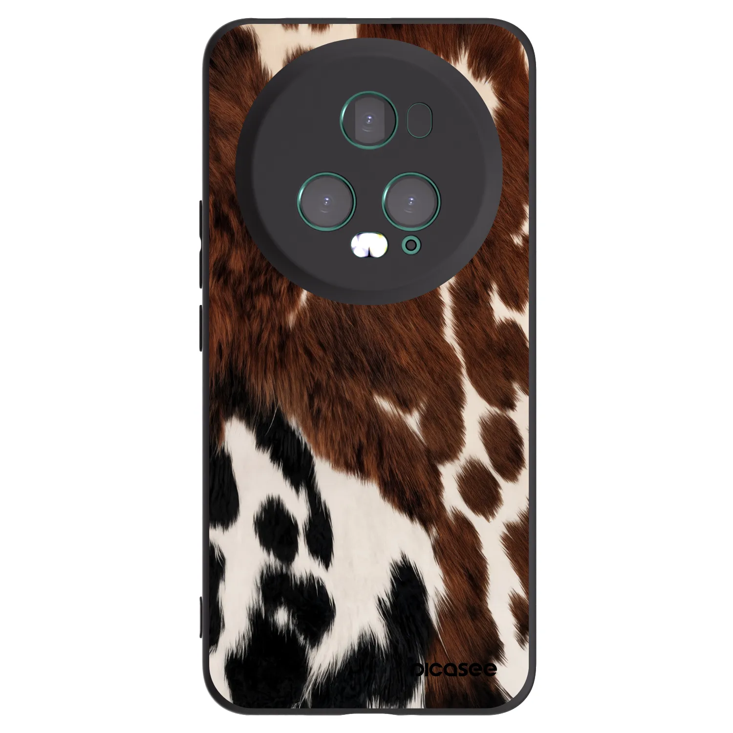 Picasee crna silikonska maskica za Honor Magic5 Pro - Rust
