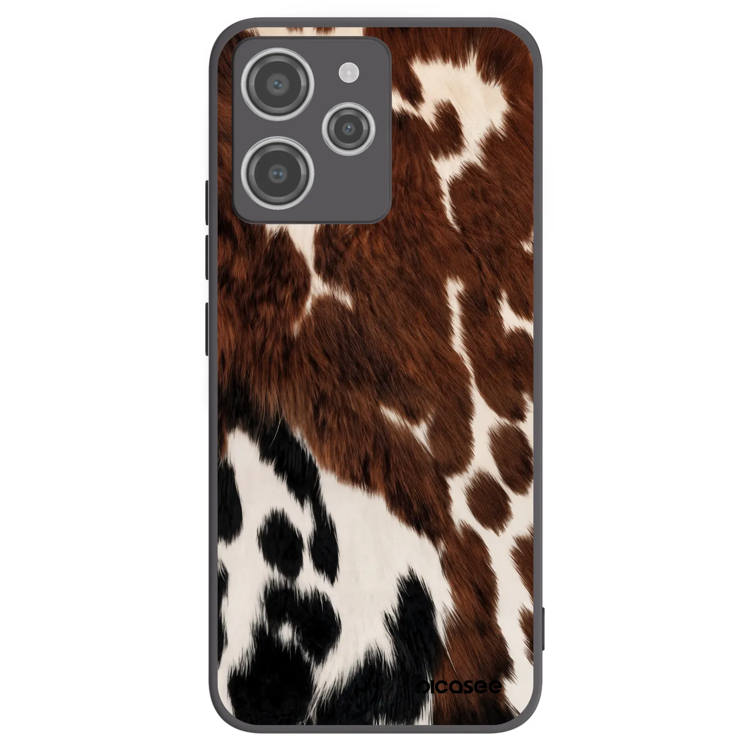 Picasee crna silikonska maskica za Xiaomi Redmi 12 4G - Rust