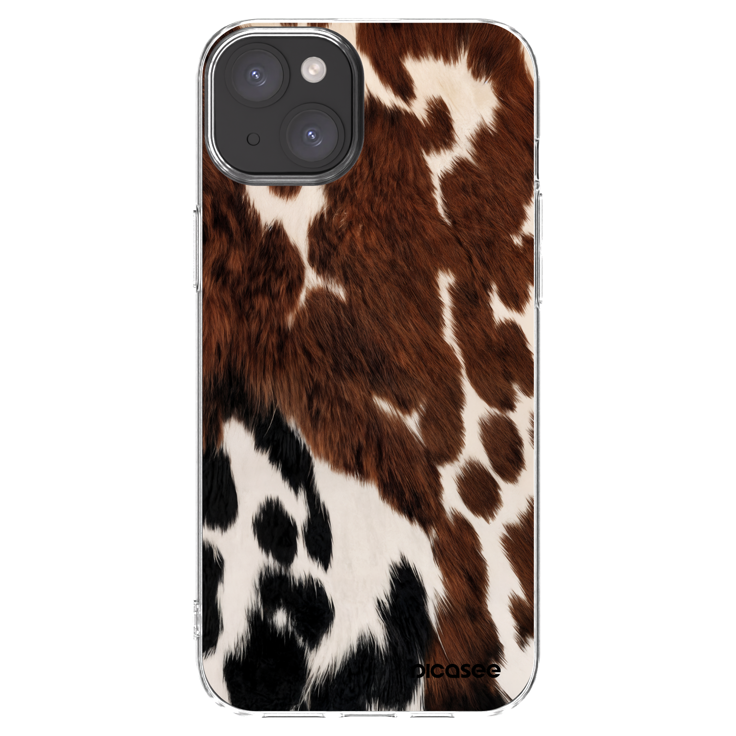 Picasee silikonska prozirna maskica za Apple iPhone 15 Plus - Rust