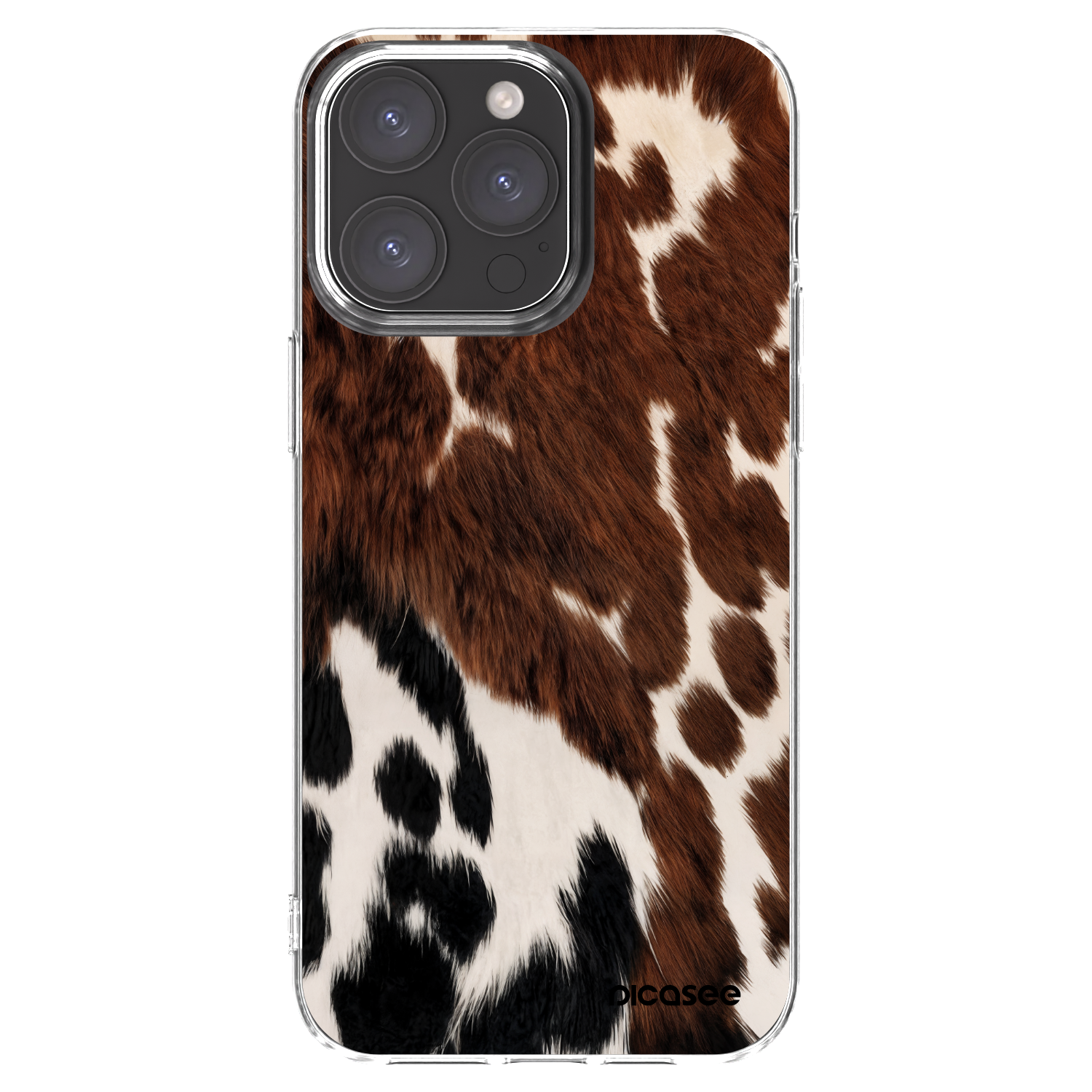 Picasee silikonska prozirna maskica za Apple iPhone 15 Pro Max - Rust