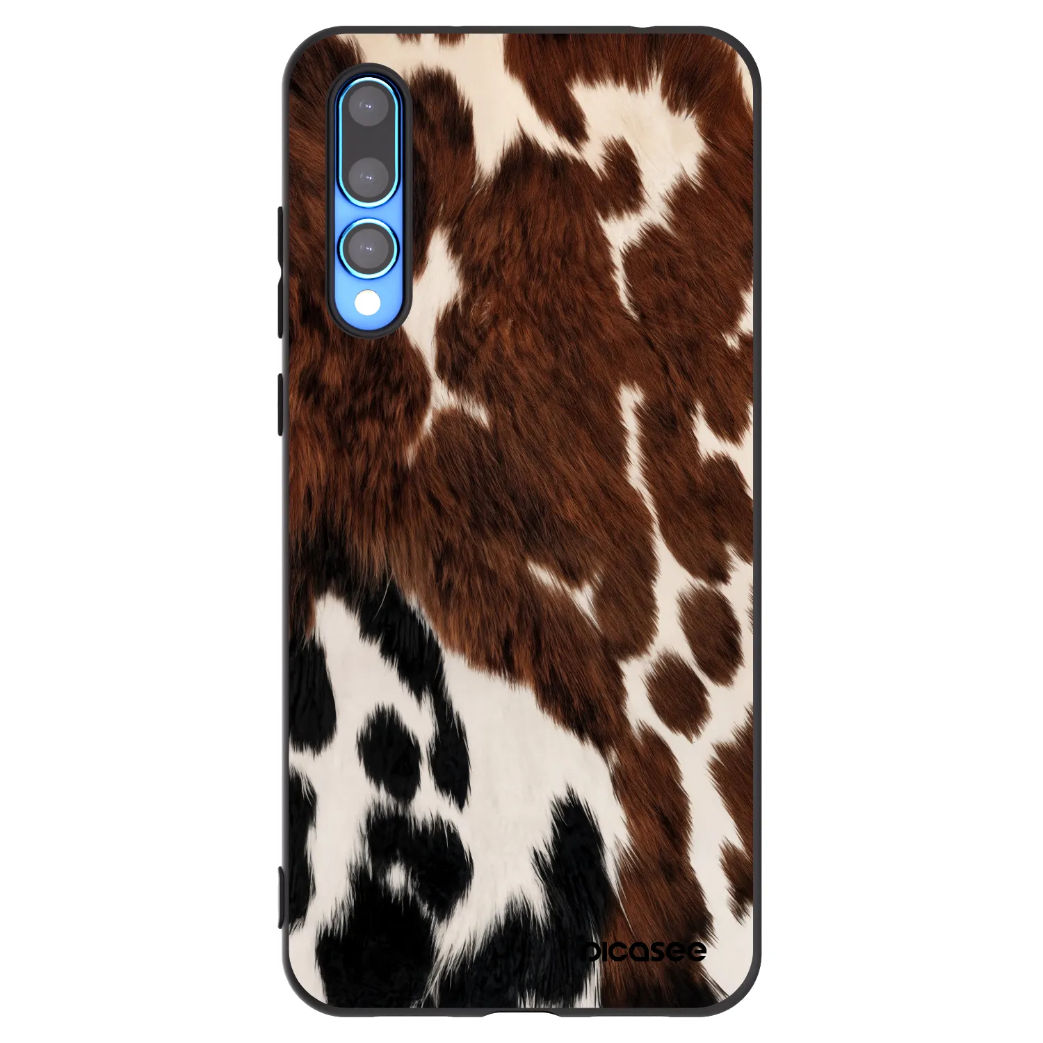 Picasee crna silikonska maskica za Huawei P20 Pro - Rust