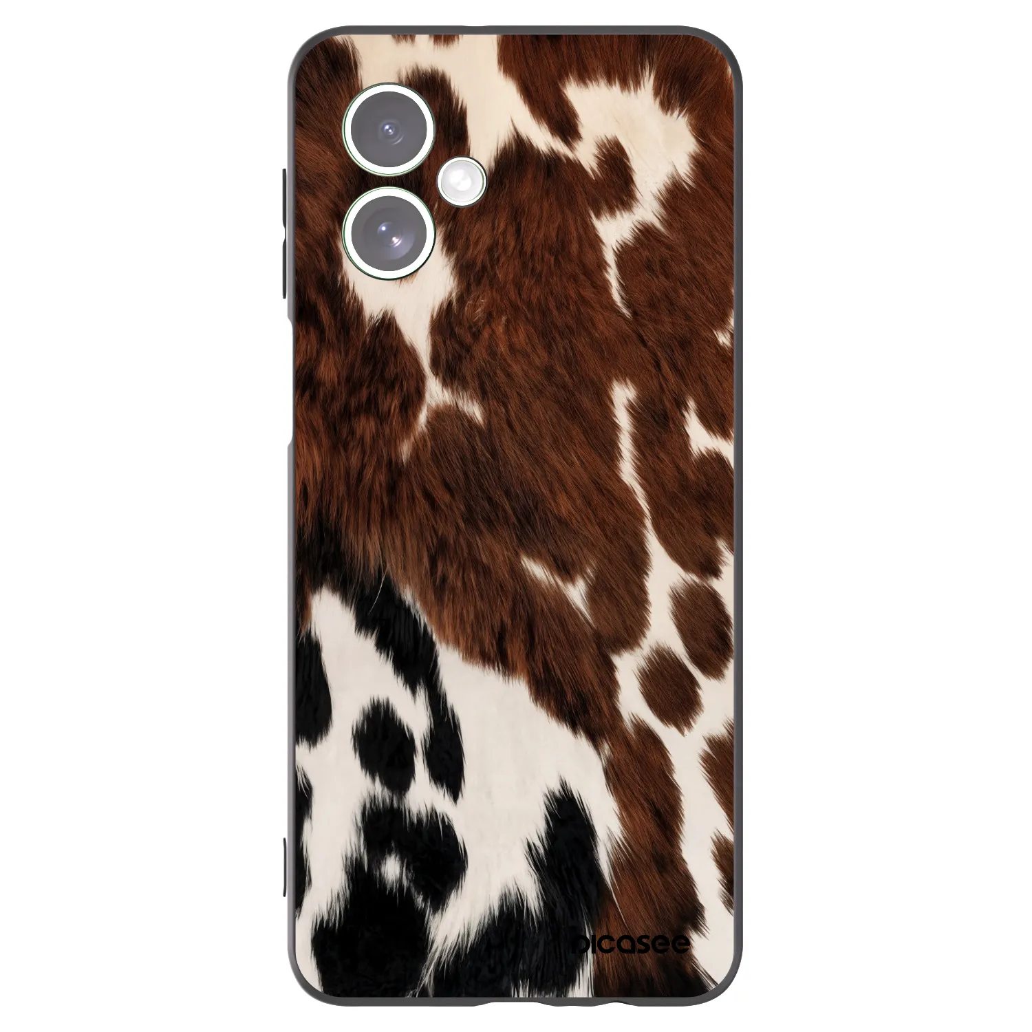 Picasee crna silikonska maskica za Motorola Moto G54 5G - Rust