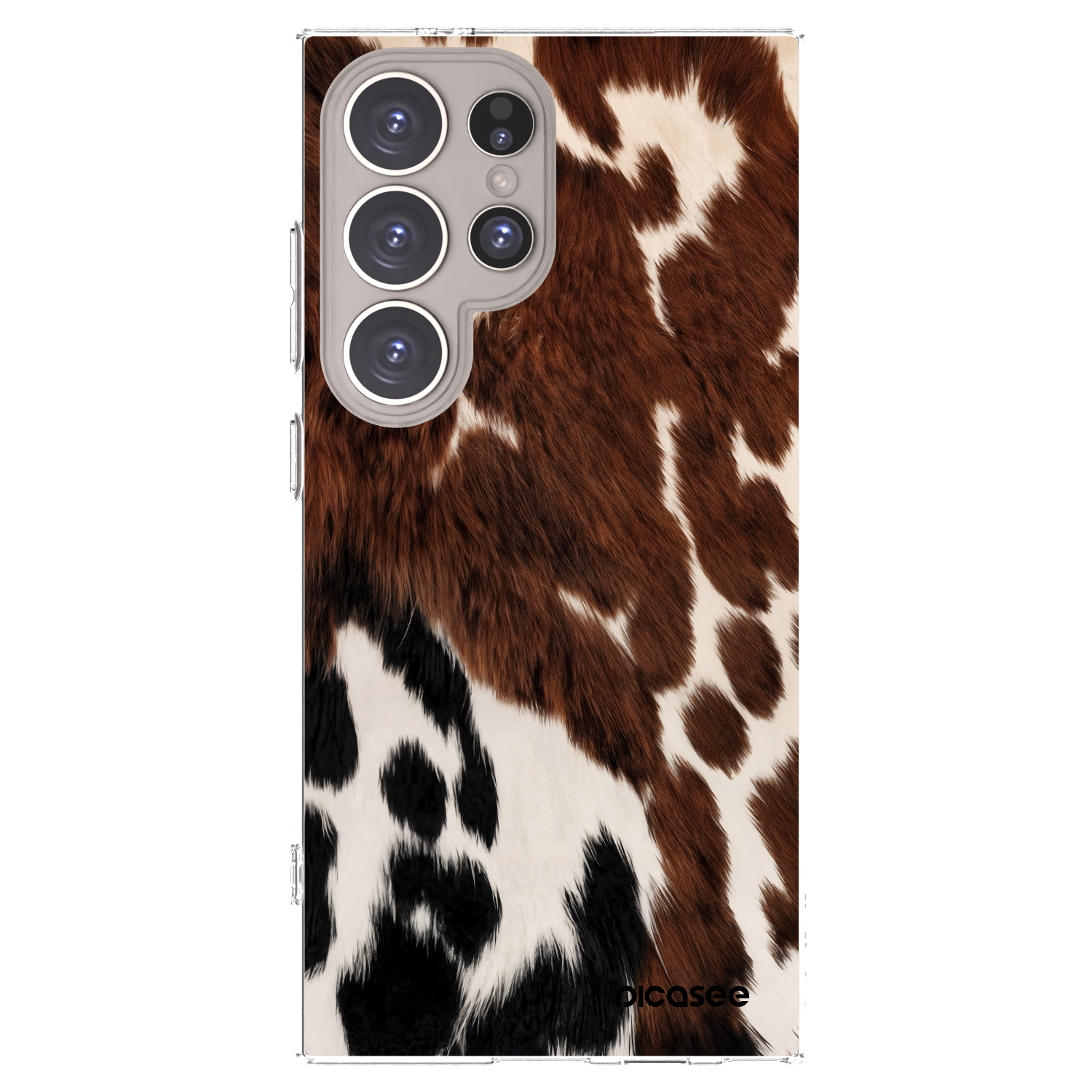 Picasee silikonska prozirna maskica za Samsung Galaxy S24 Ultra S928B 5G - Rust