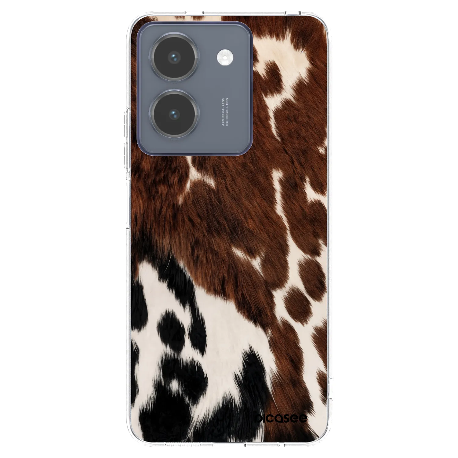 Picasee silikonska prozirna maskica za Vivo Y36 4G - Rust