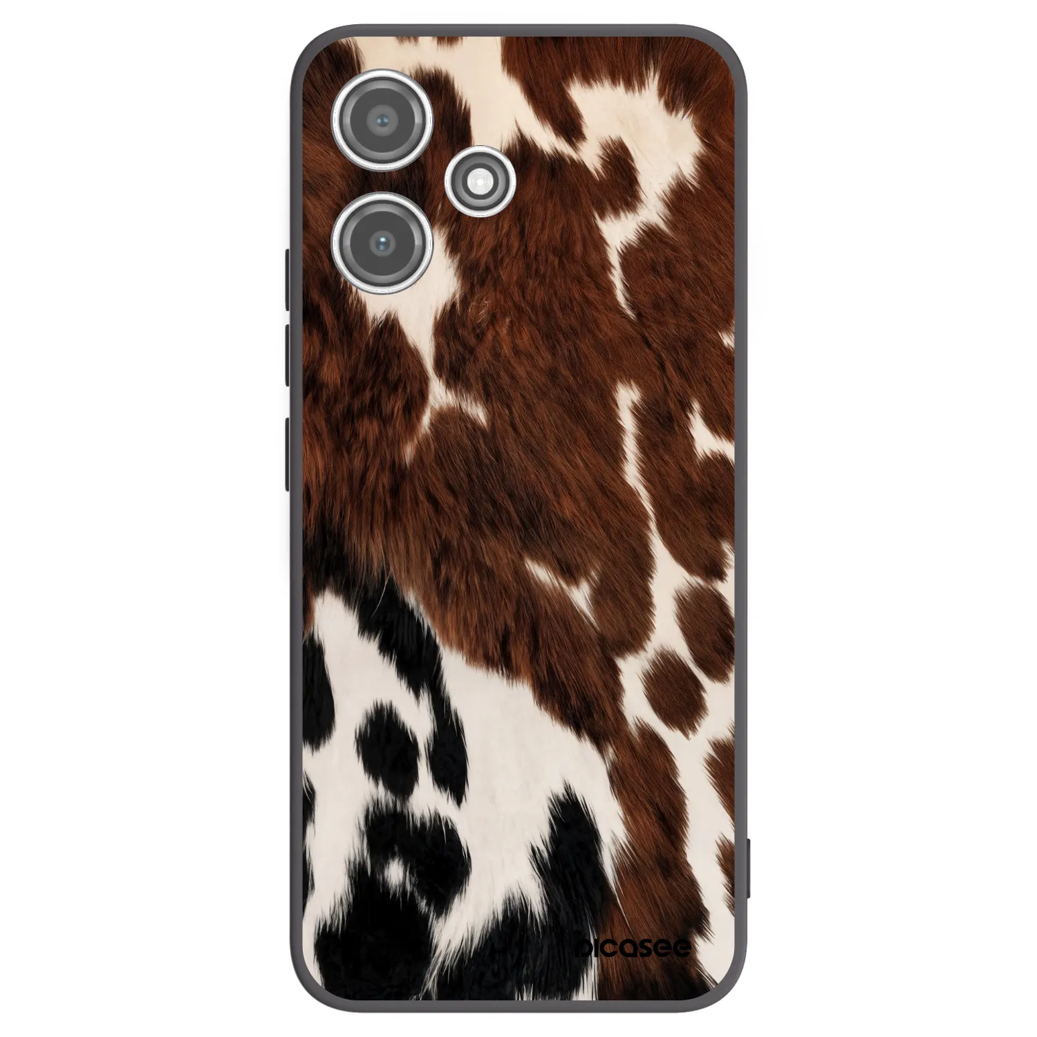 Picasee crna silikonska maskica za Xiaomi Redmi 12 5G - Rust