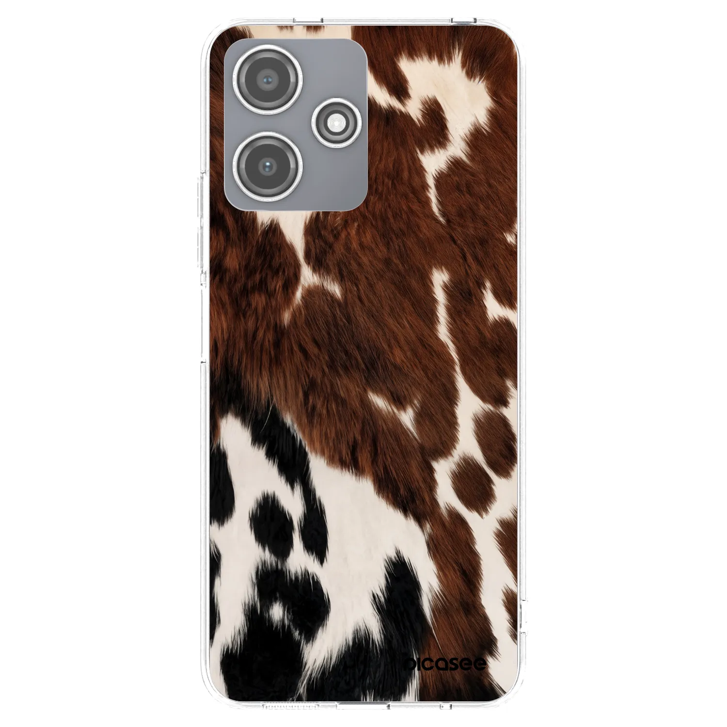 Picasee silikonska prozirna maskica za Xiaomi Redmi 12 5G - Rust