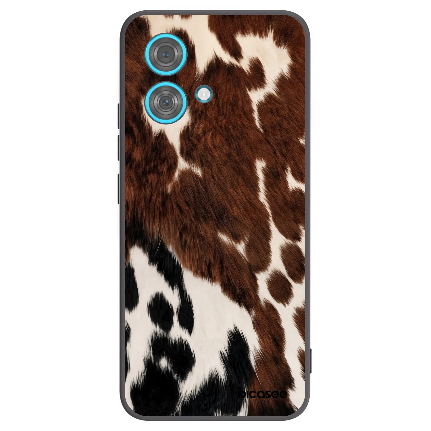 Picasee crna silikonska maskica za Motorola Edge 40 Neo - Rust
