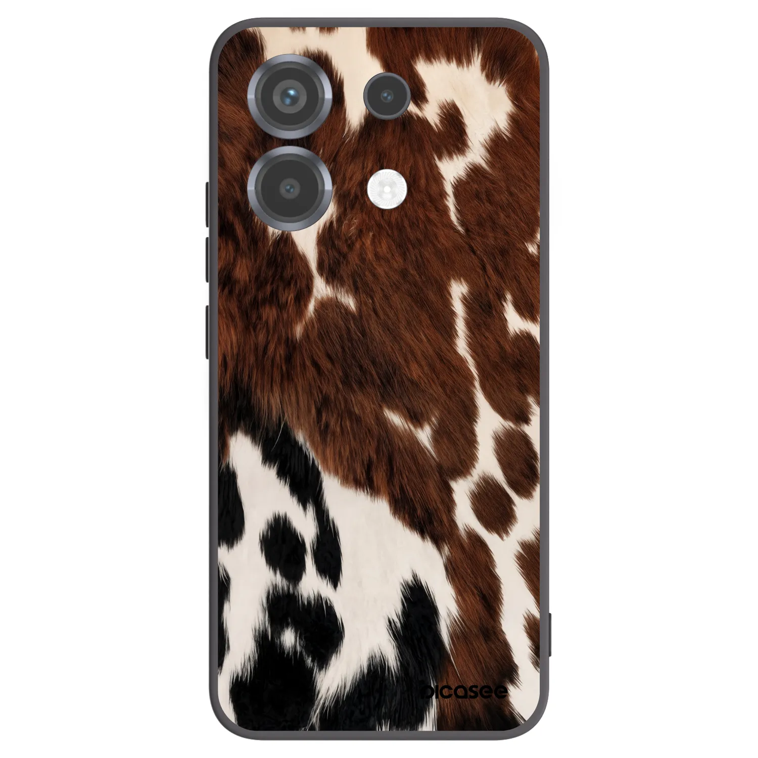 Picasee crna silikonska maskica za Xiaomi Poco X6 - Rust