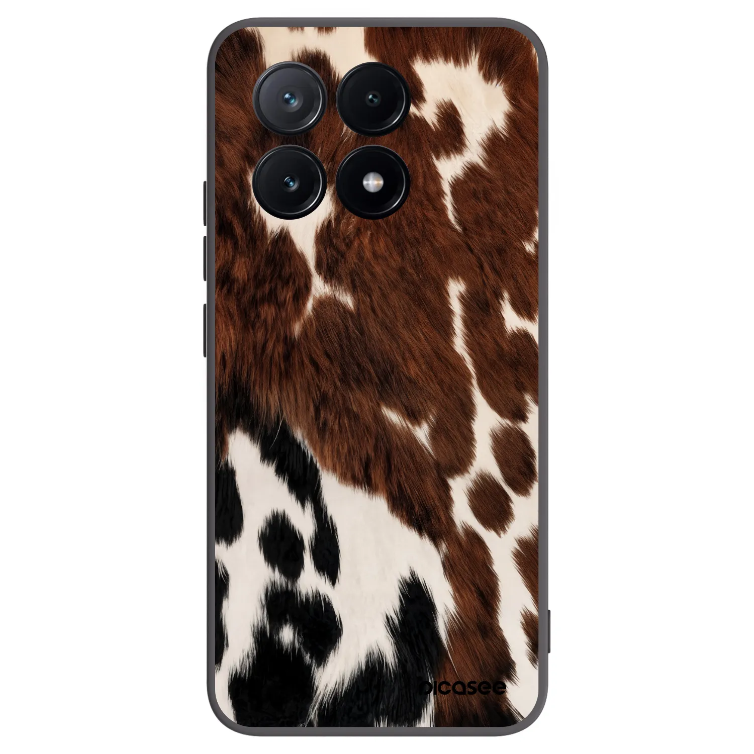Picasee crna silikonska maskica za Xiaomi Poco X6 Pro - Rust