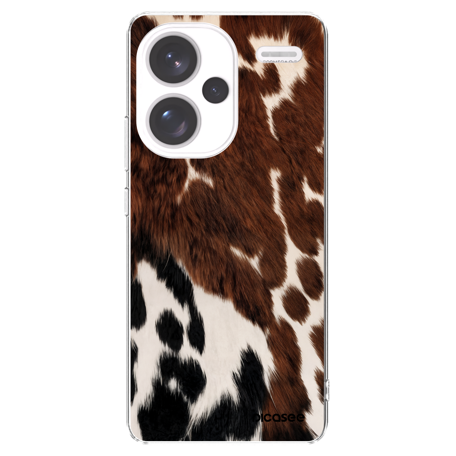 Picasee silikonska prozirna maskica za Xiaomi Redmi Note 13 Pro+ 5G - Rust