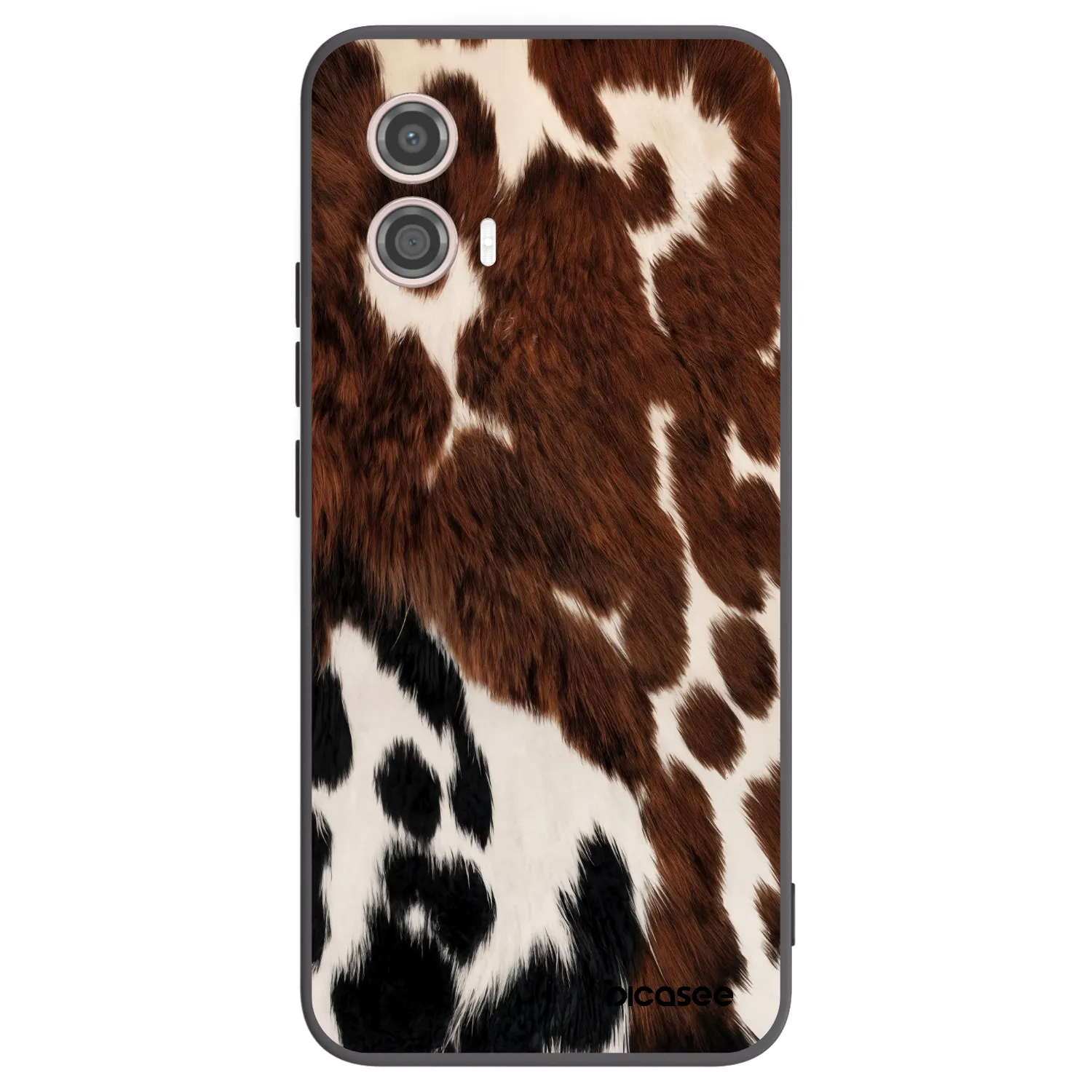 Picasee crna silikonska maskica za Motorola Moto G53 5G - Rust