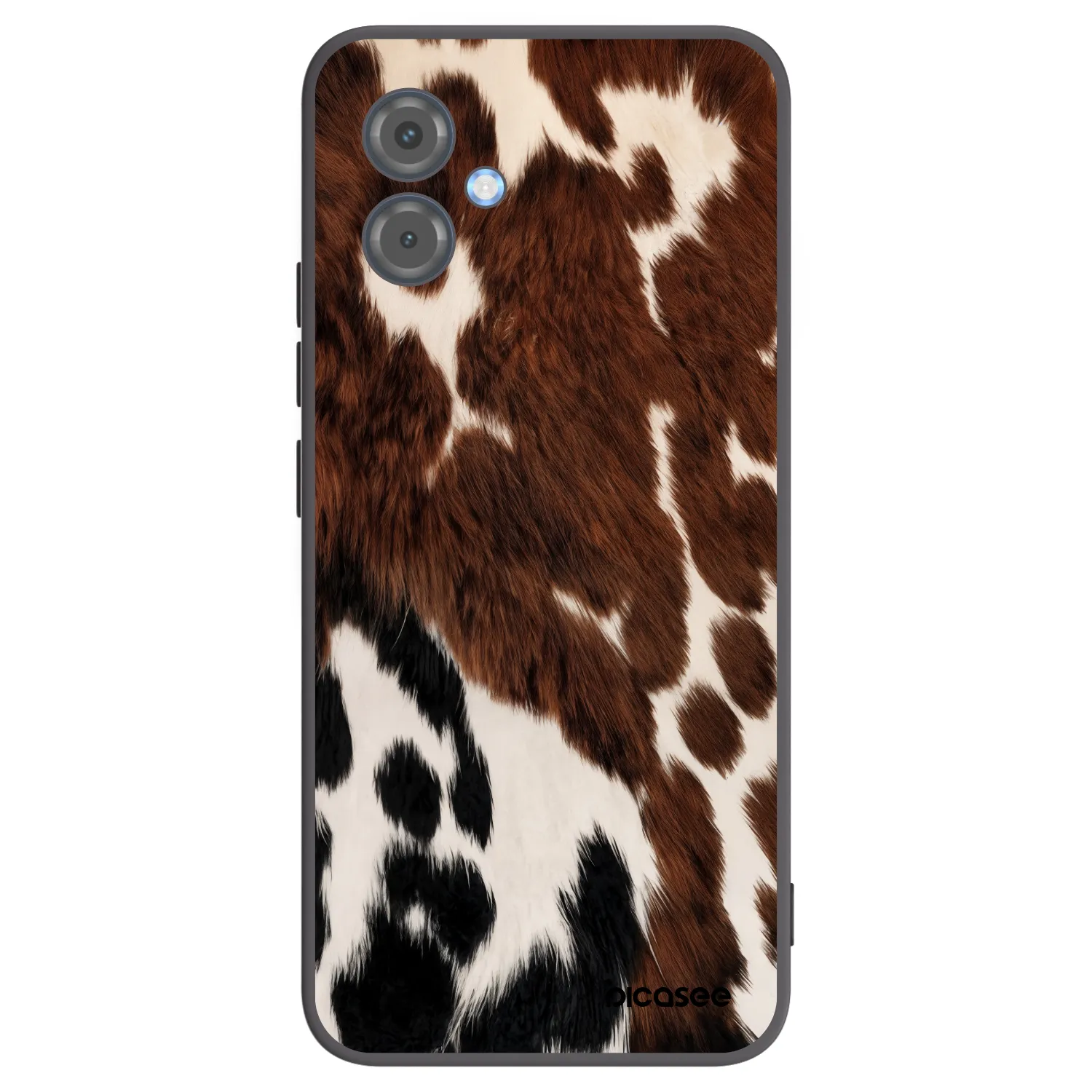 Picasee crna silikonska maskica za Motorola Moto G14 - Rust