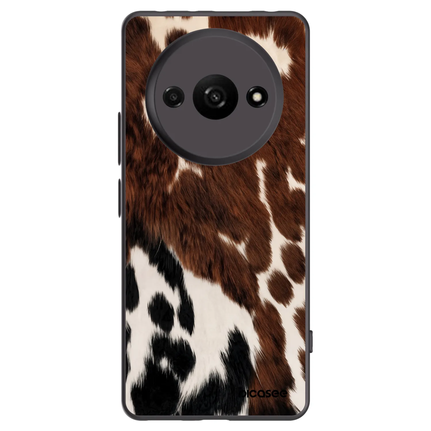 Picasee crna silikonska maskica za Xiaomi Redmi A3 - Rust