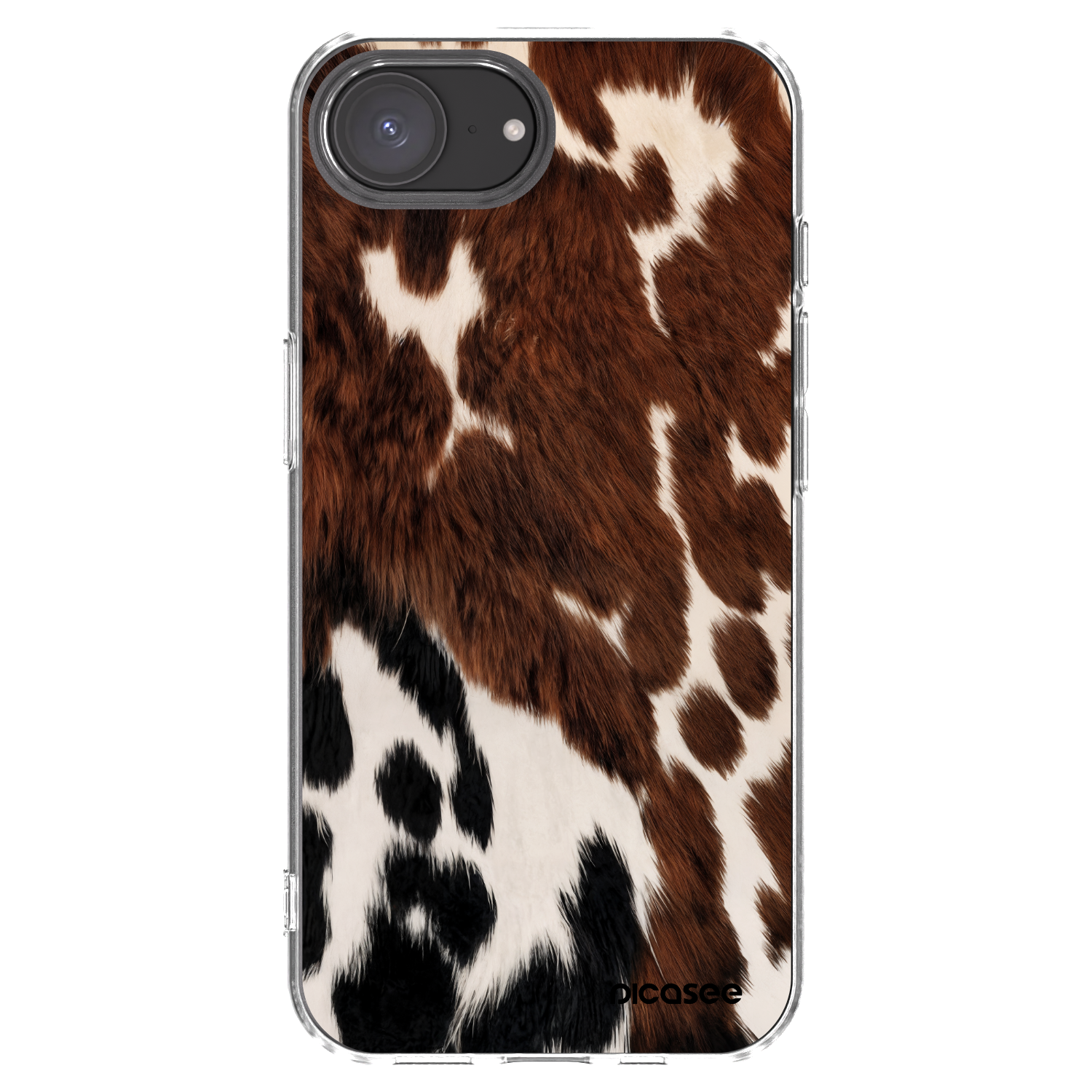 Picasee silikonska prozirna maskica za Apple iPhone 16e - Rust