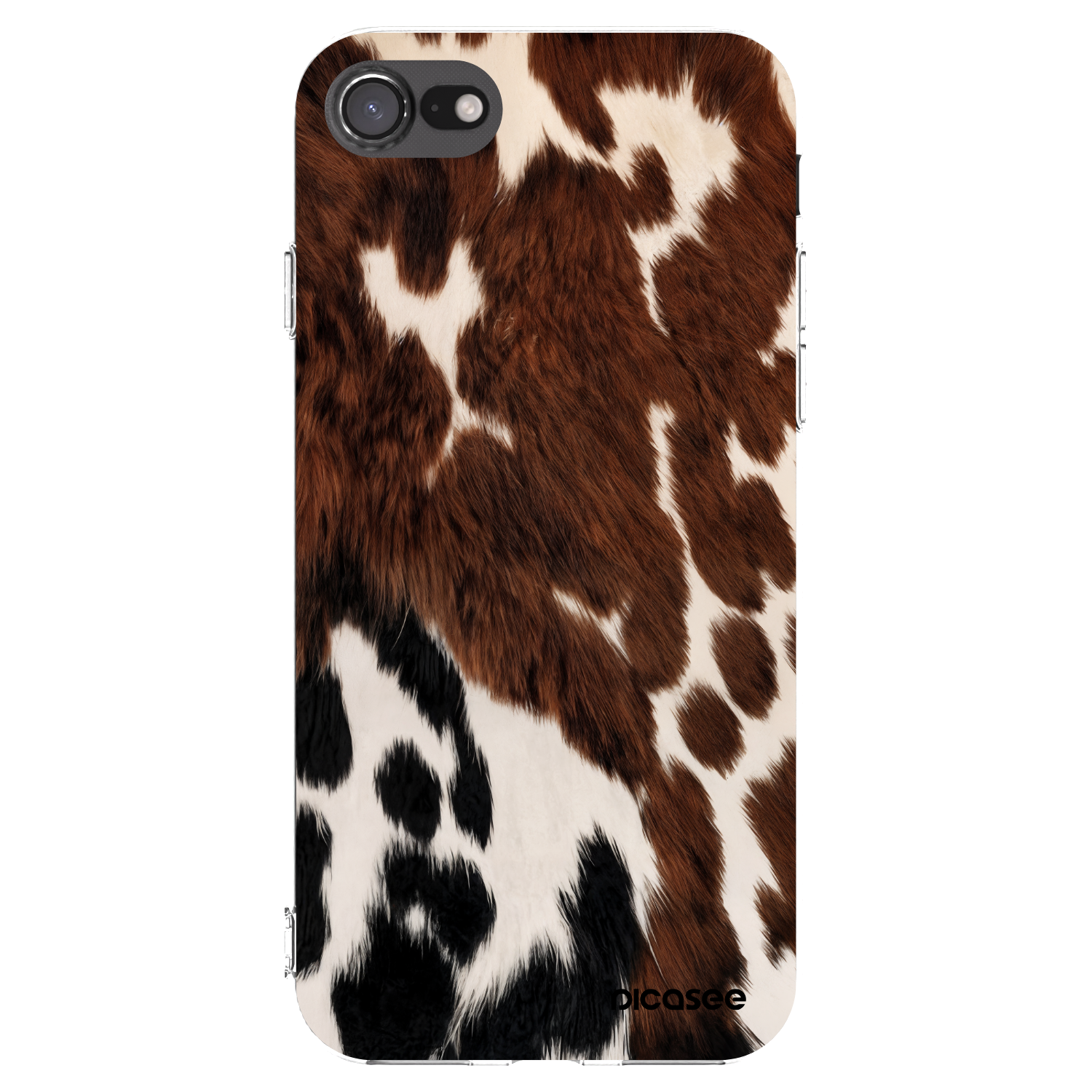 Picasee silikonska prozirna maskica za Apple iPhone 7 - Rust