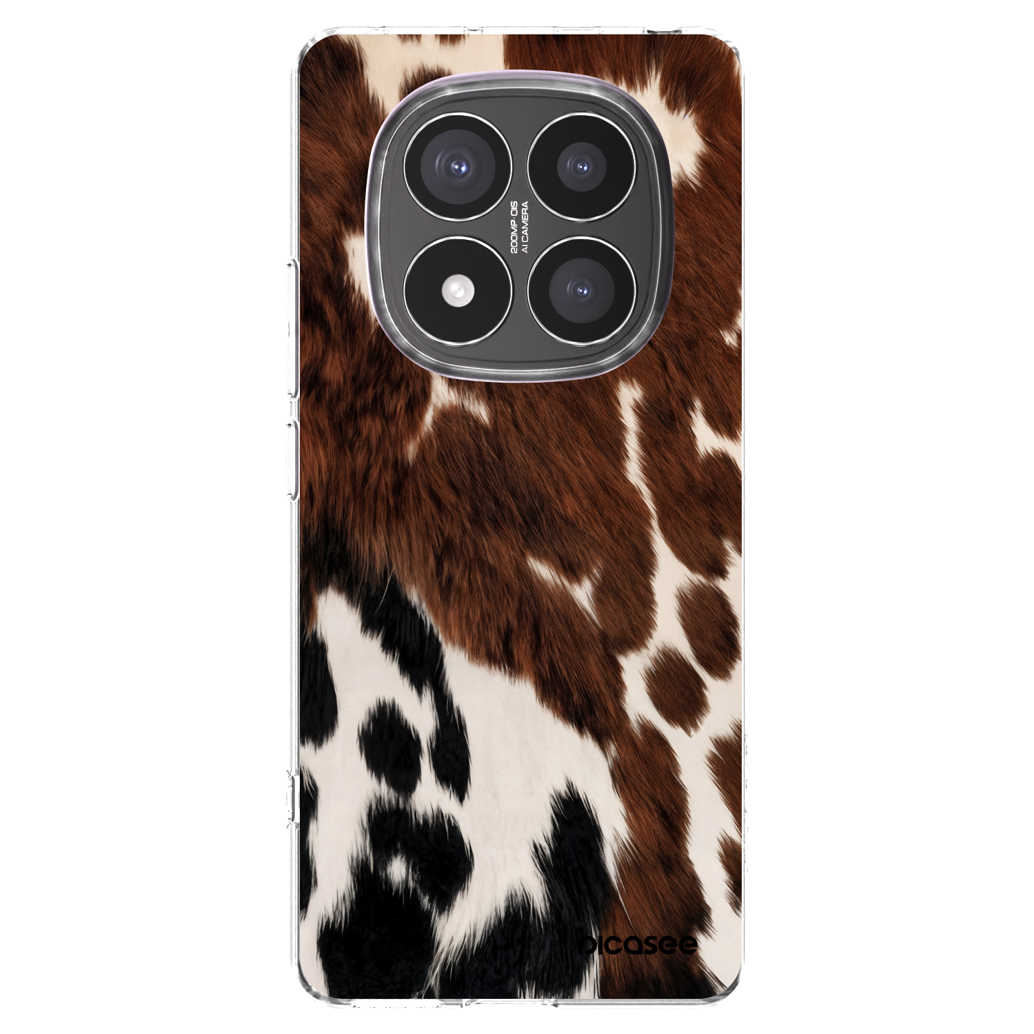 Picasee silikonska prozirna maskica za Xiaomi Redmi Note 14 Pro+ 5G - Rust