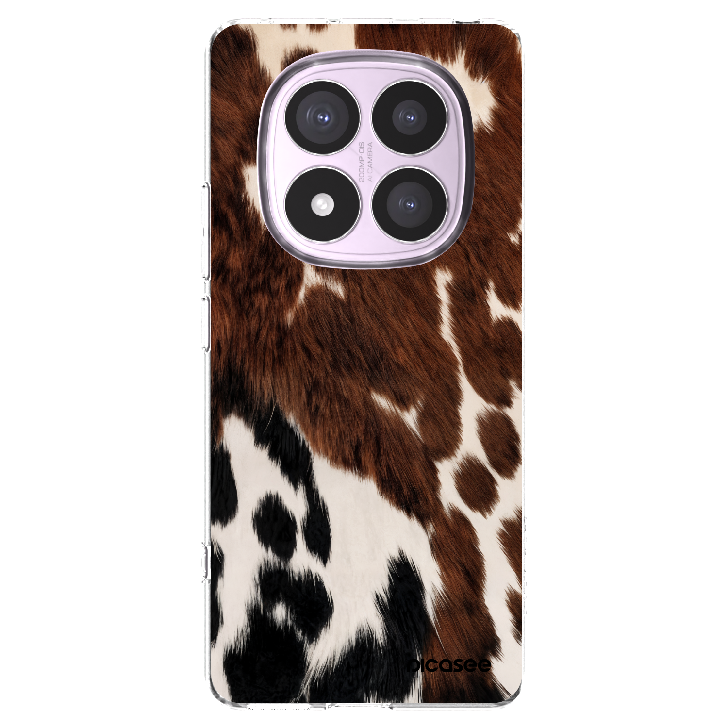Picasee silikonska prozirna maskica za Xiaomi Redmi Note 14 Pro 5G - Rust