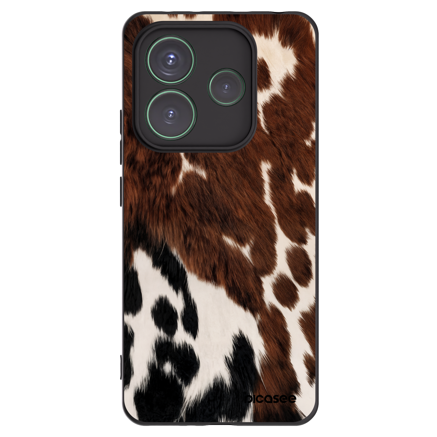 Picasee crna silikonska maskica za Xiaomi Redmi Note 14 5G - Rust