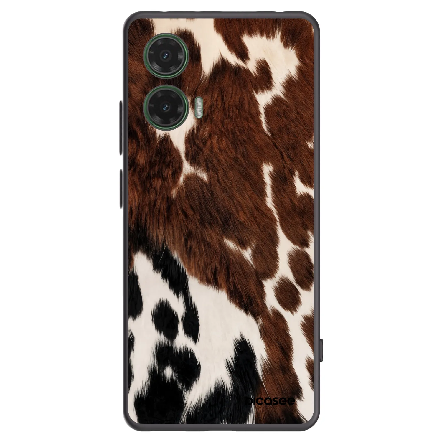Picasee crna silikonska maskica za Motorola Moto G35 5G - Rust