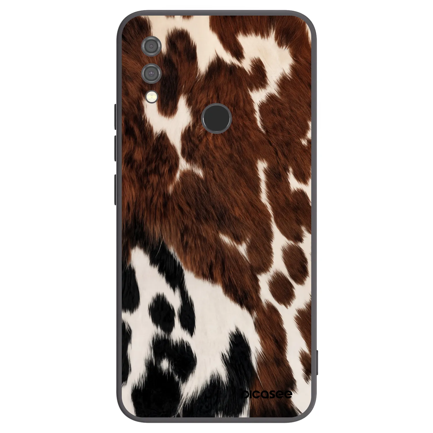 Picasee crna silikonska maskica za Xiaomi Redmi Note 7 - Rust
