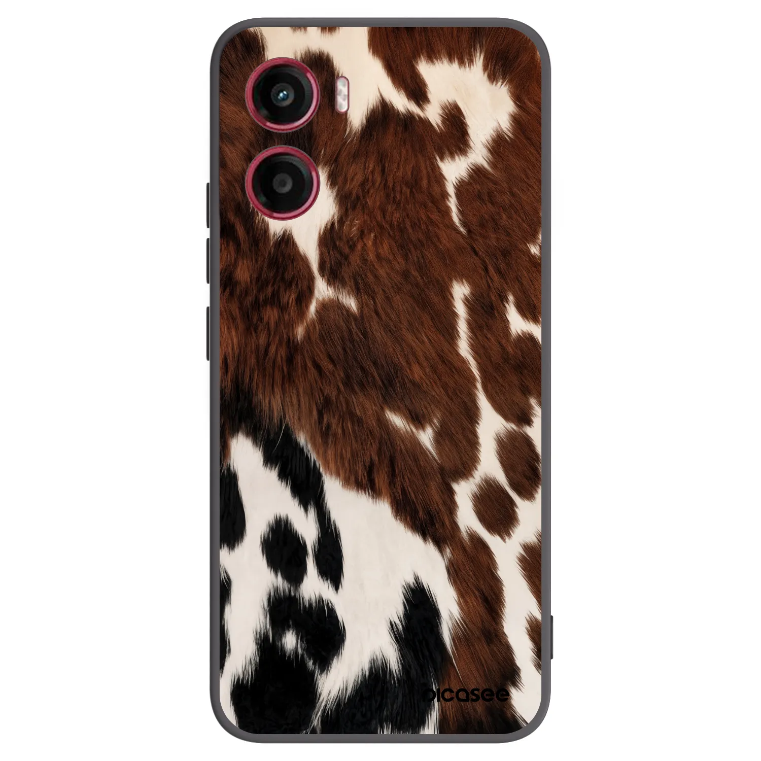 Picasee crna silikonska maskica za Motorola Moto G05 - Rust