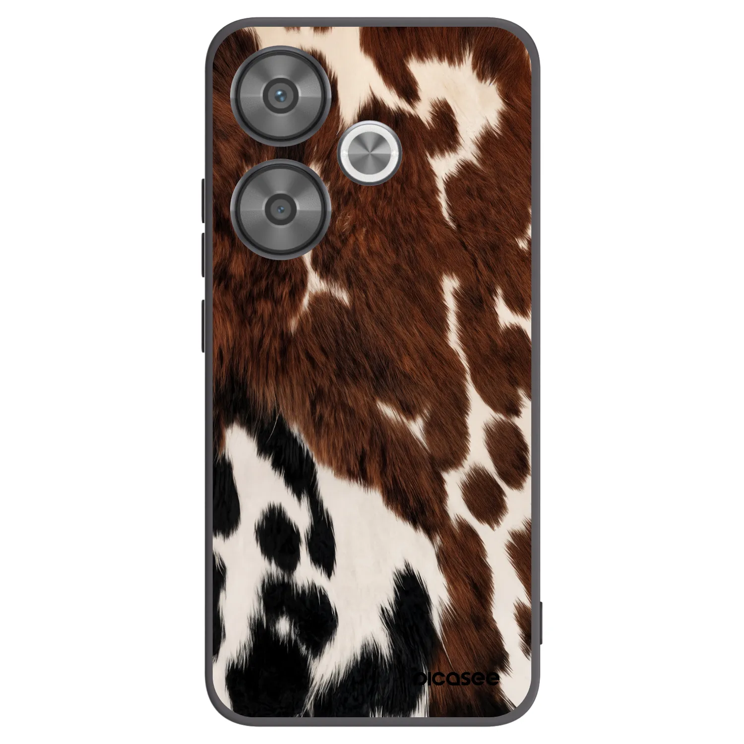 Picasee crna silikonska maskica za Xiaomi Poco F6 - Rust