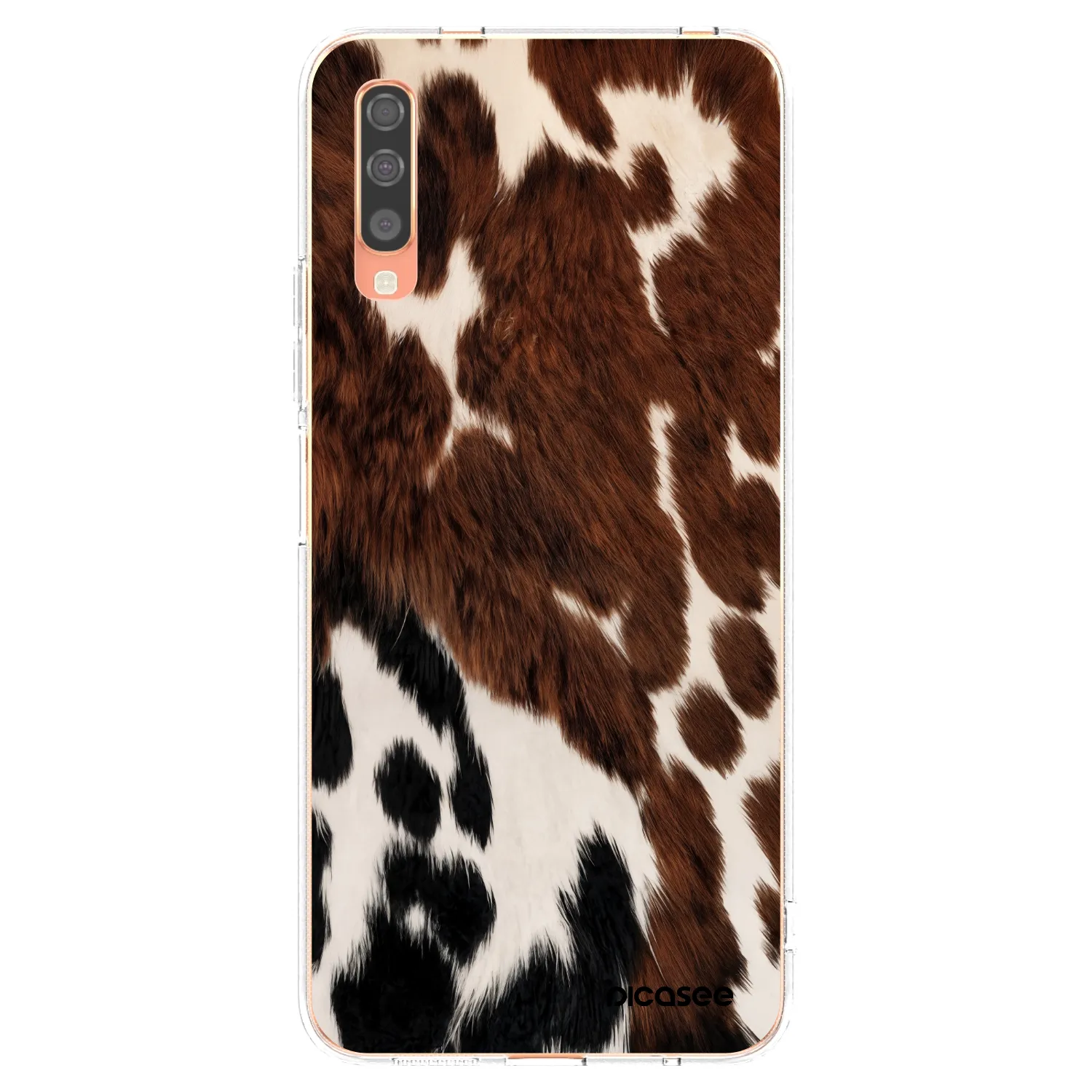 Picasee silikonska prozirna maskica za Samsung Galaxy A70 A705F - Rust