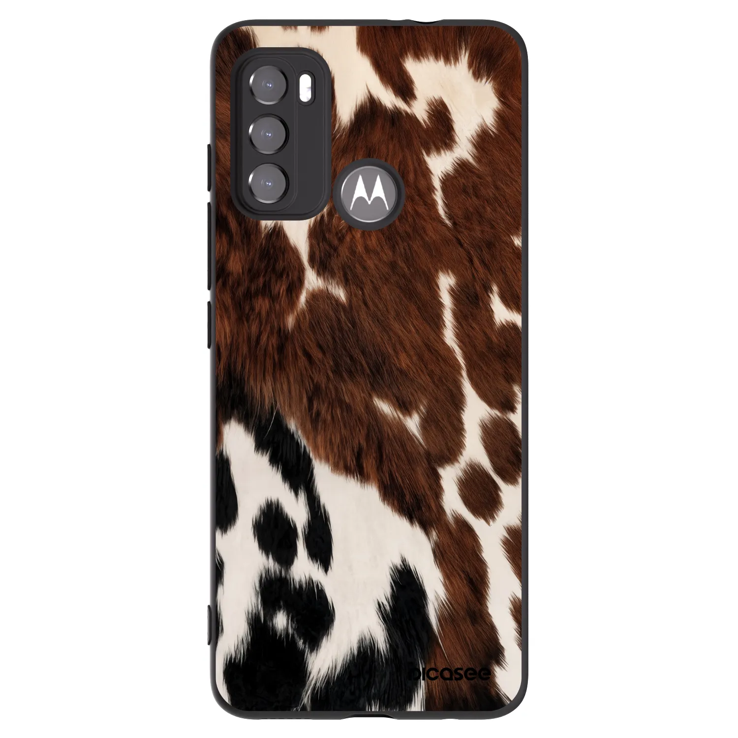 Picasee crna silikonska maskica za Motorola Edge 60 5G - Rust