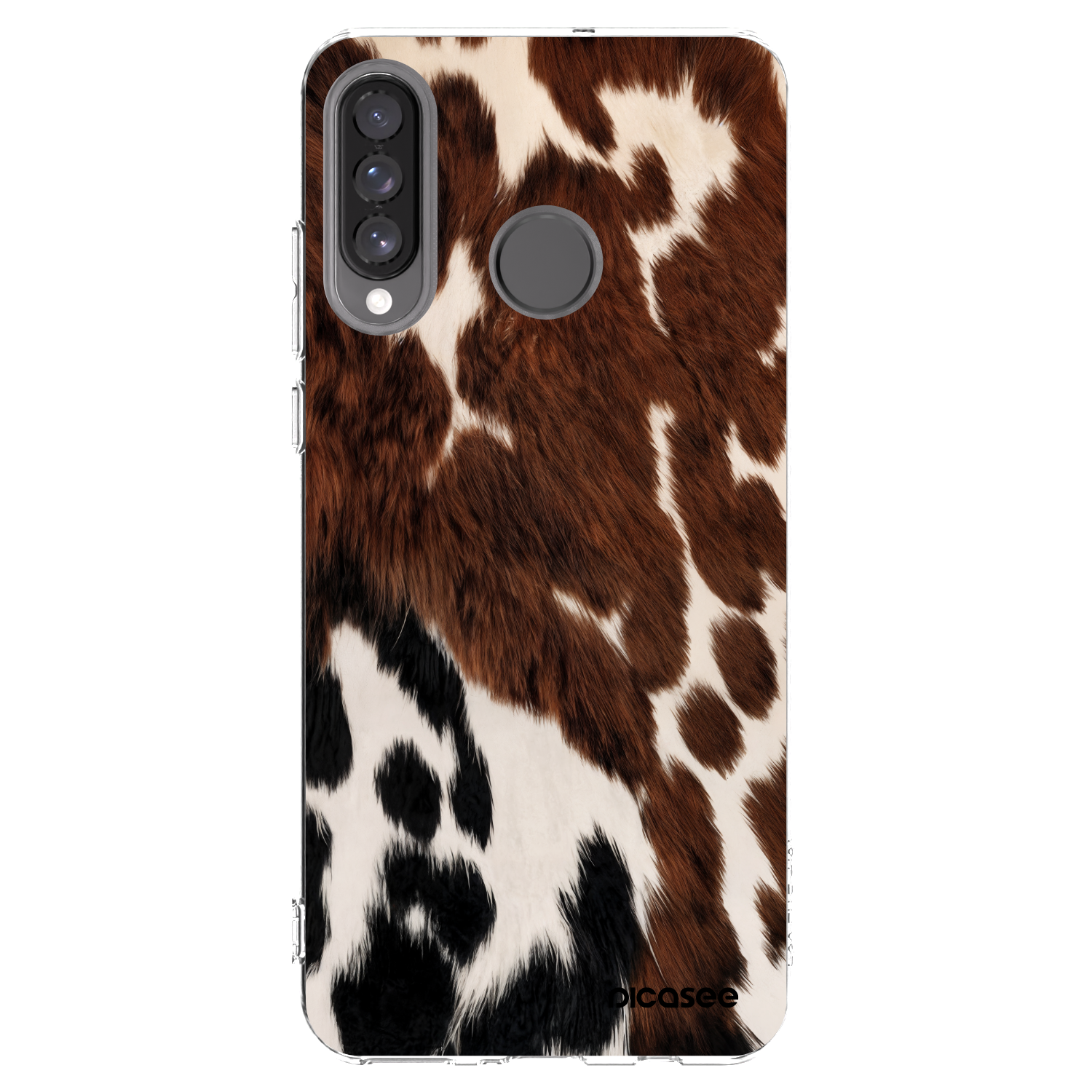 Picasee silikonska prozirna maskica za Huawei P30 Lite - Rust