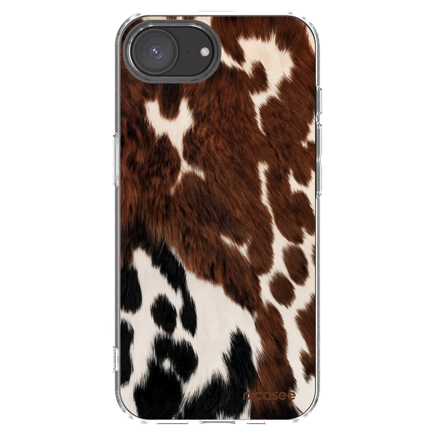 Picasee silikonska prozirna maskica za Apple iPhone 17e - Rust