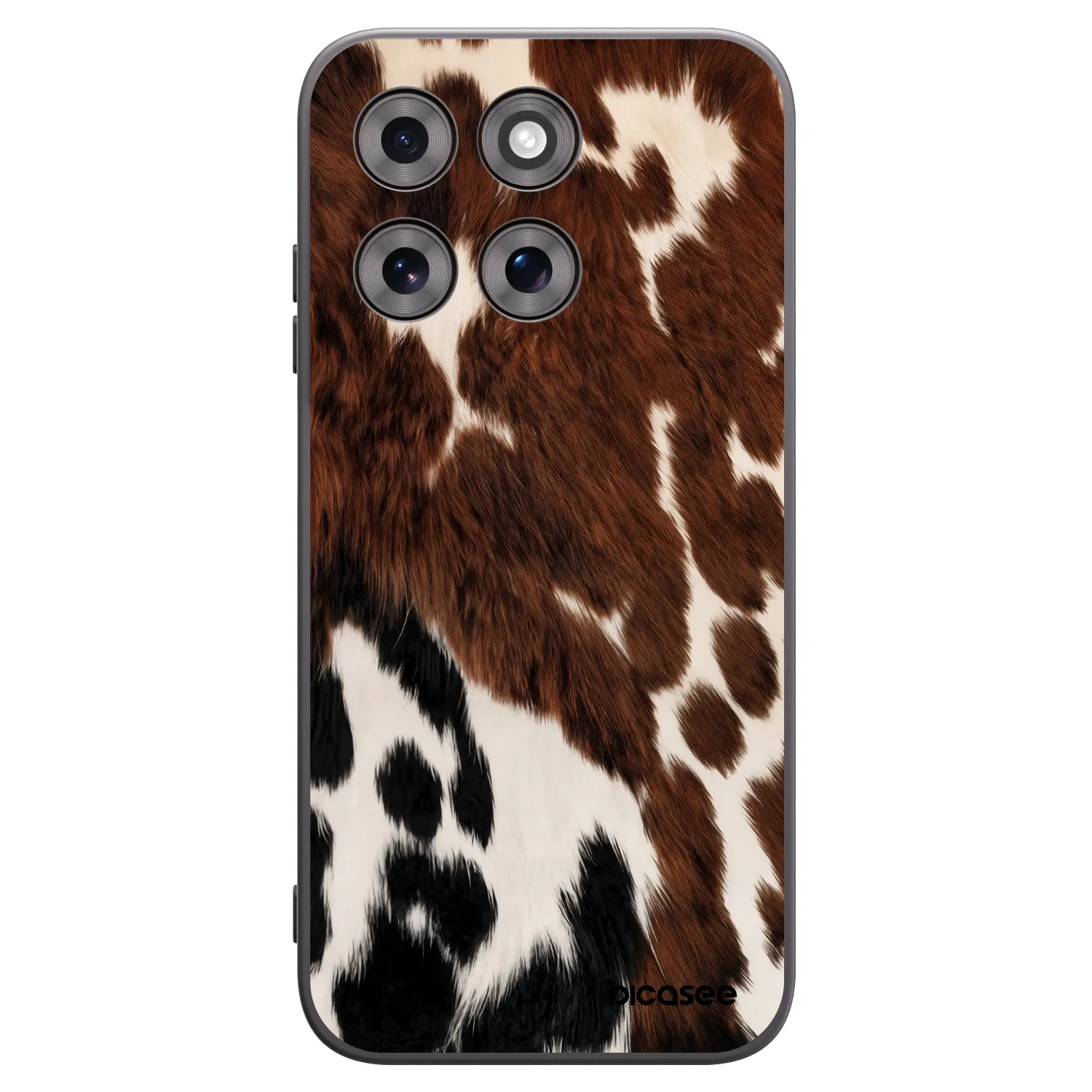 Picasee crna silikonska maskica za Motorola Moto G77 - Rust