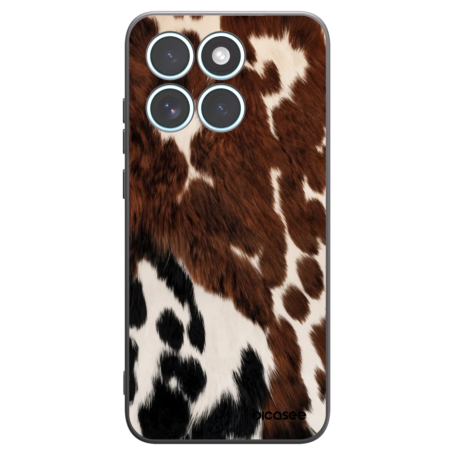 Picasee crna silikonska maskica za Motorola Edge 70 Fusion - Rust