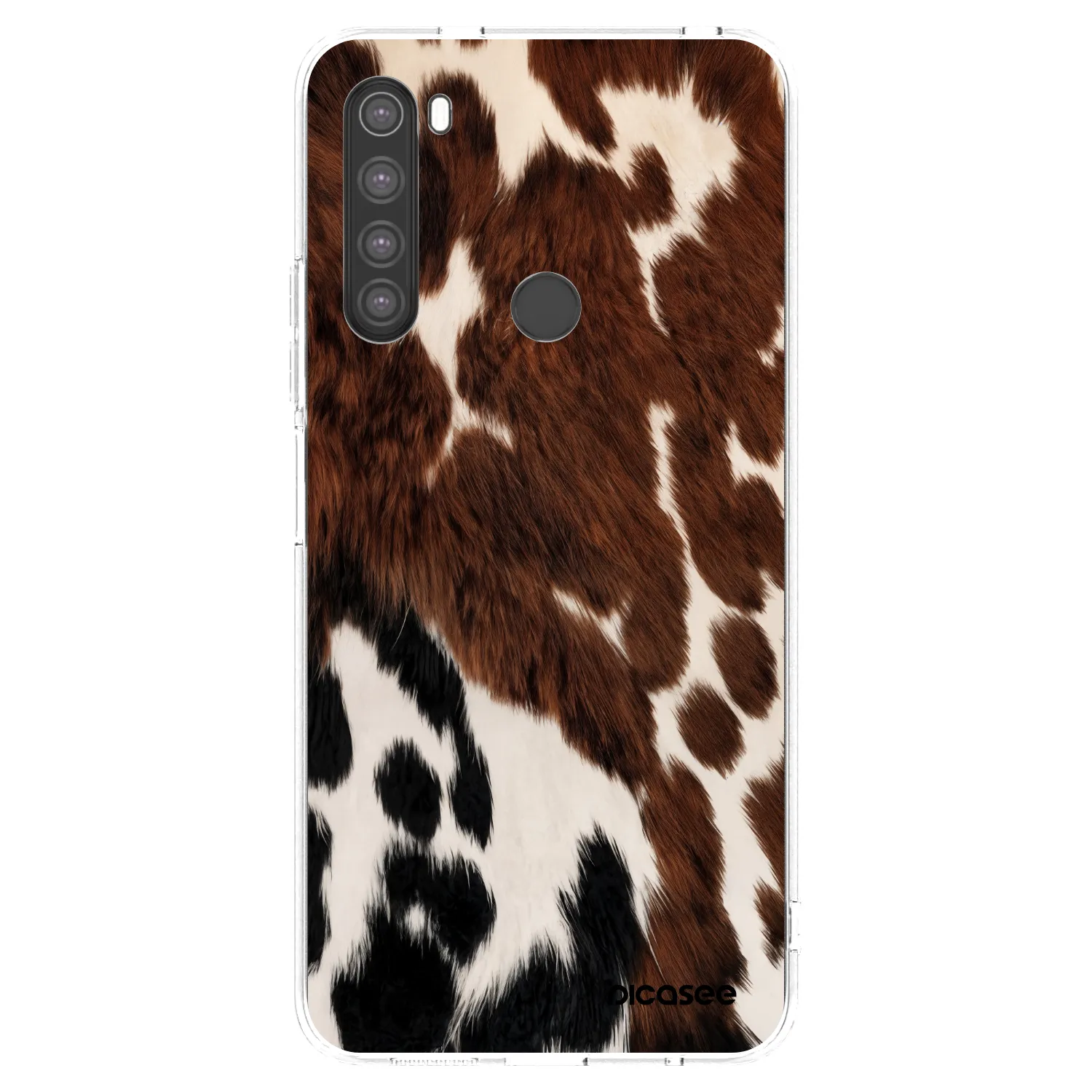 Picasee silikonska prozirna maskica za Xiaomi Redmi Note 8 - Rust