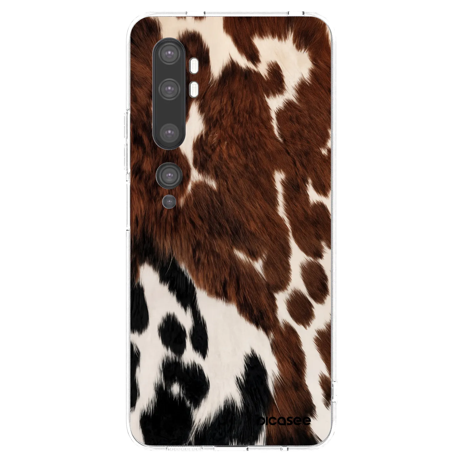 Picasee silikonska prozirna maskica za Xiaomi Mi Note 10 (Pro) - Rust