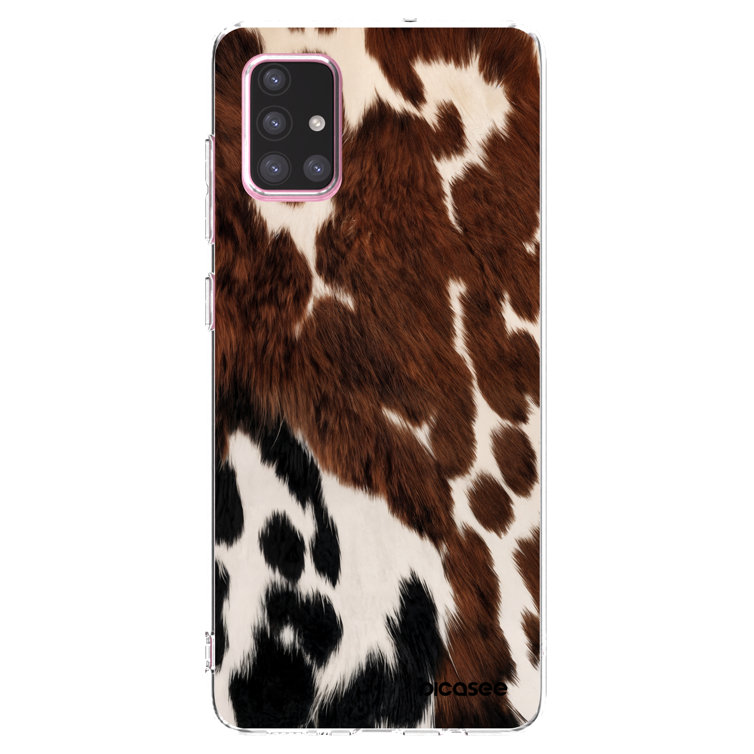 Picasee silikonska prozirna maskica za Samsung Galaxy A71 A715F - Rust