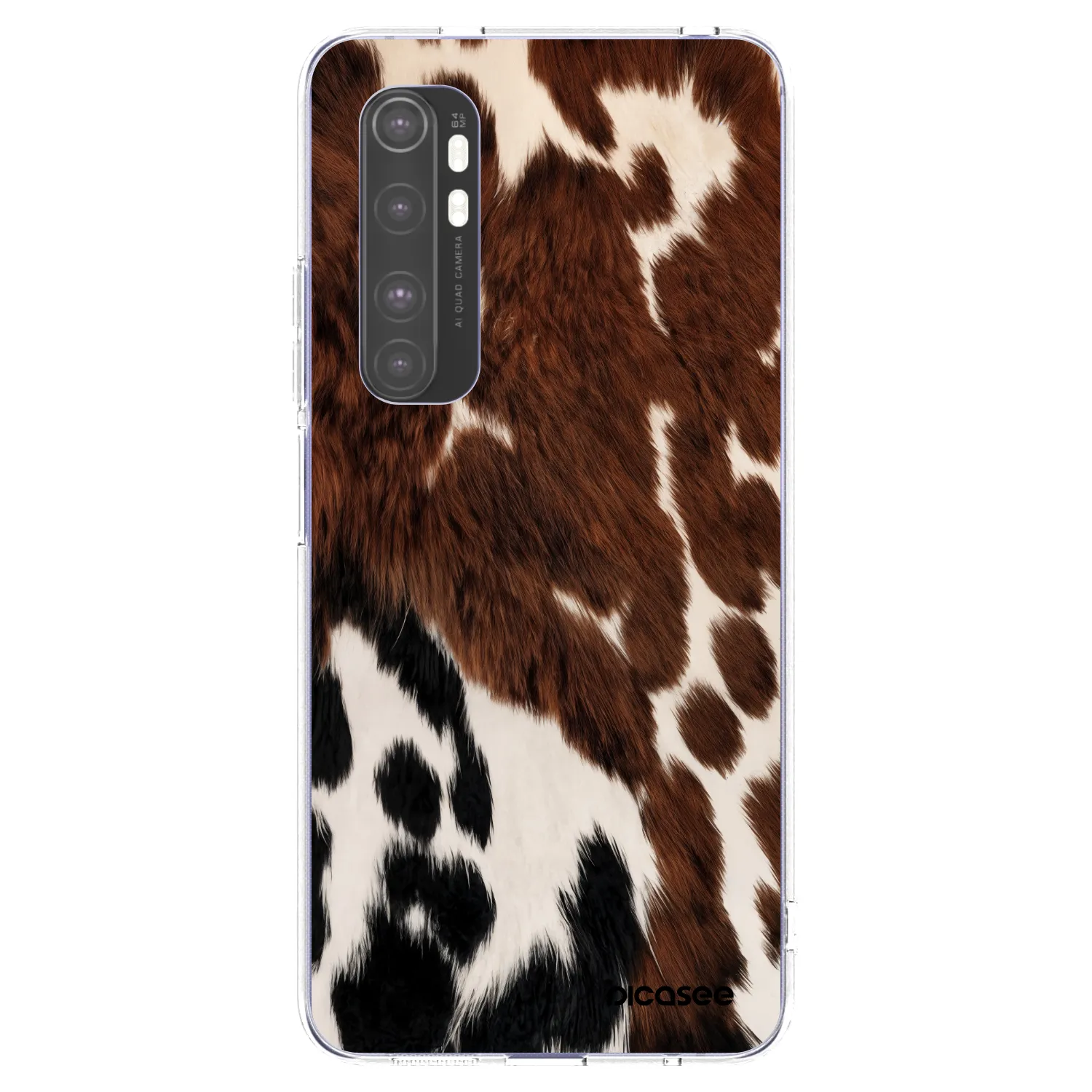 Picasee silikonska prozirna maskica za Xiaomi Mi Note 10 Lite - Rust