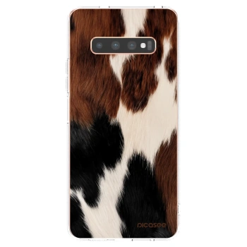 Picasee silikonska prozirna maskica za Samsung Galaxy S10 Plus G975 - Rodeo