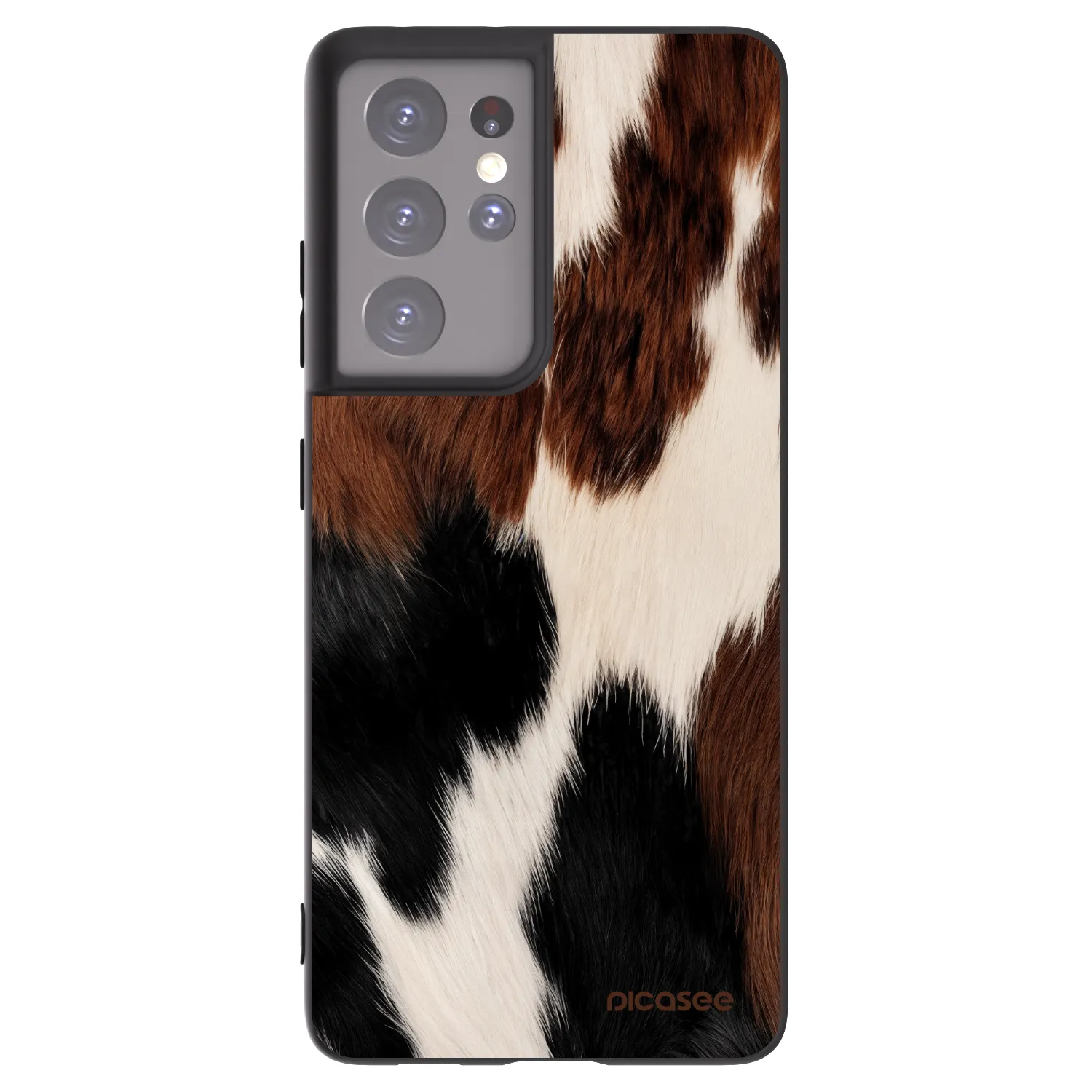 Picasee crna silikonska maskica za Samsung Galaxy S21 Ultra 5G G998B - Rodeo