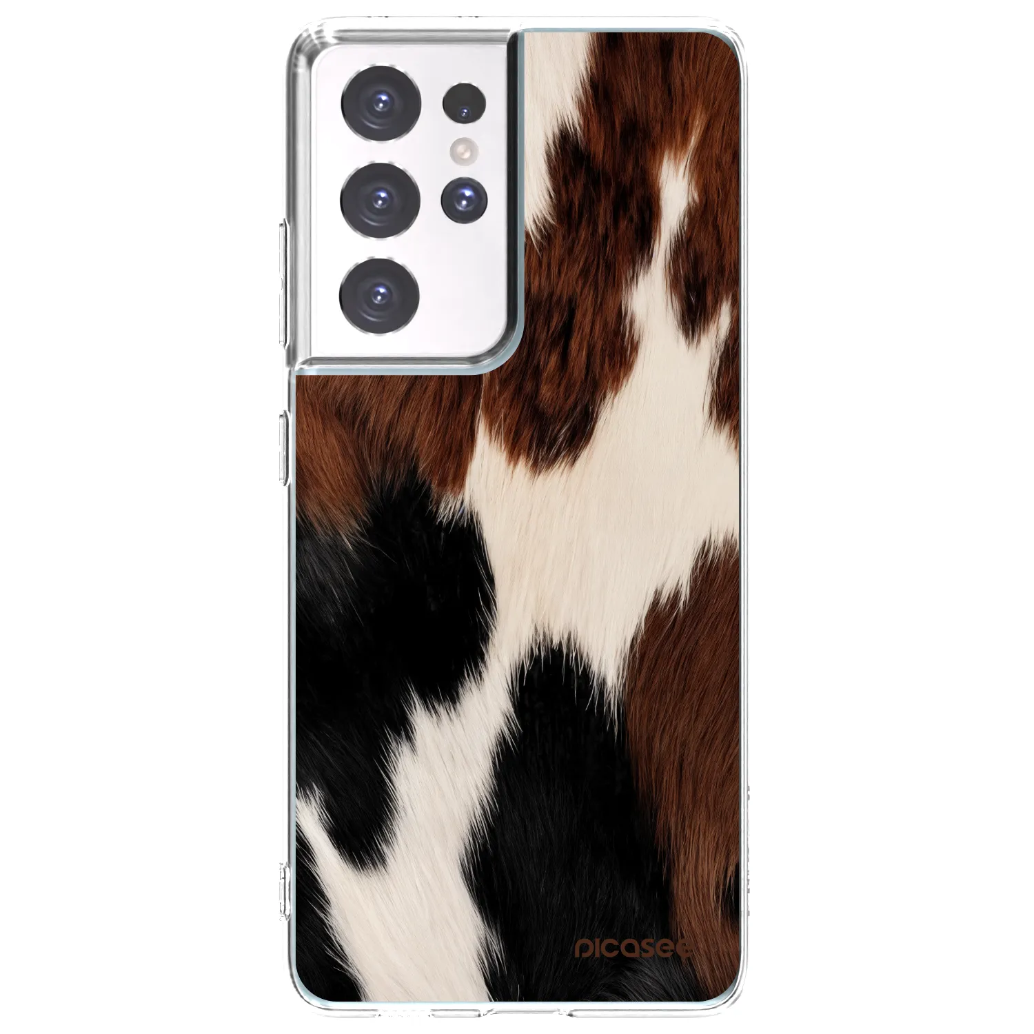 Picasee silikonska prozirna maskica za Samsung Galaxy S21 Ultra 5G G998B - Rodeo