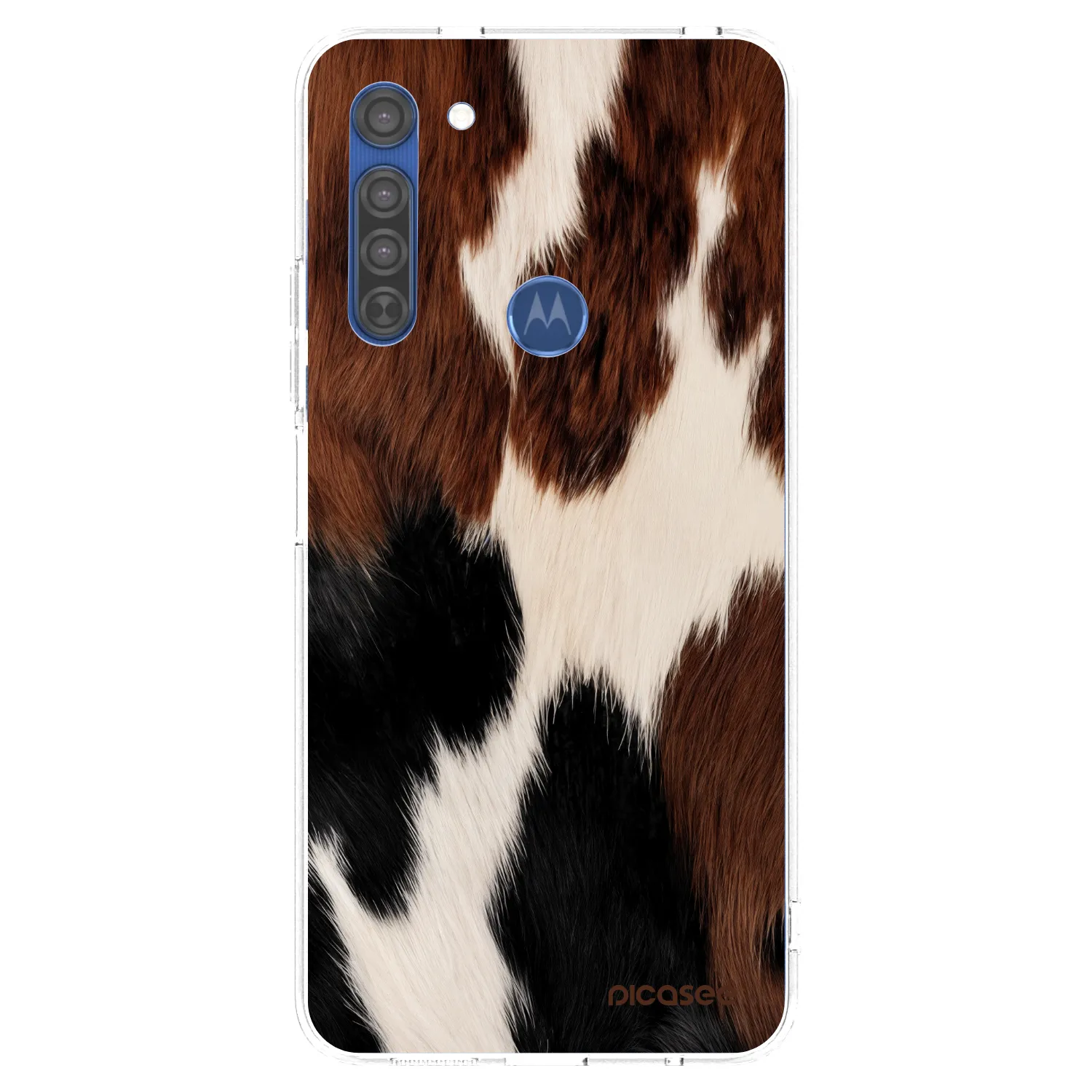 Picasee silikonska prozirna maskica za Motorola Moto G8 - Rodeo