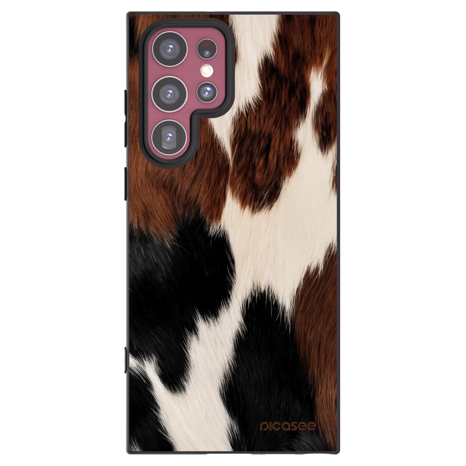 Picasee crna silikonska maskica za Samsung Galaxy S22 Ultra 5G - Rodeo