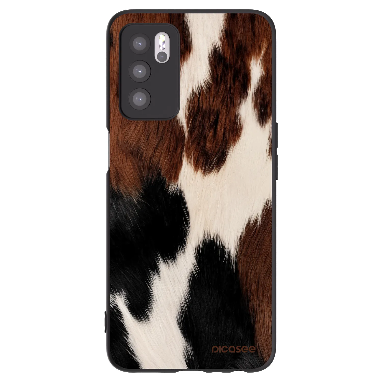 Picasee crna silikonska maskica za OPPO A16 - Rodeo