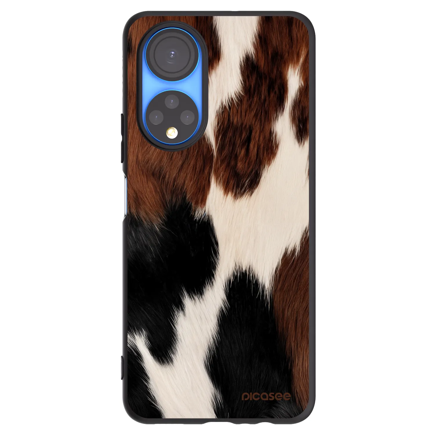 Picasee crna silikonska maskica za Honor X7 - Rodeo
