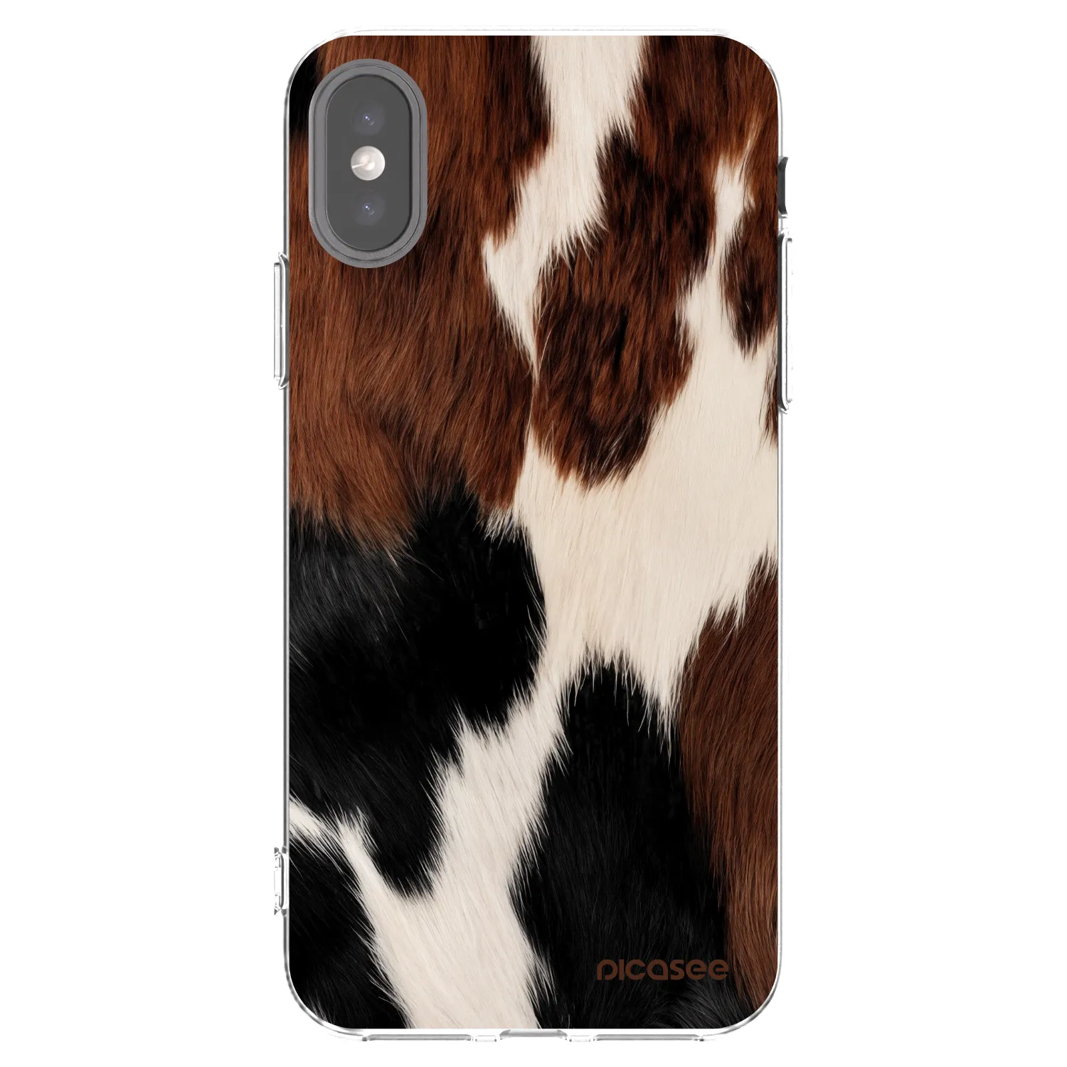 Picasee silikonska prozirna maskica za Apple iPhone X/XS - Rodeo