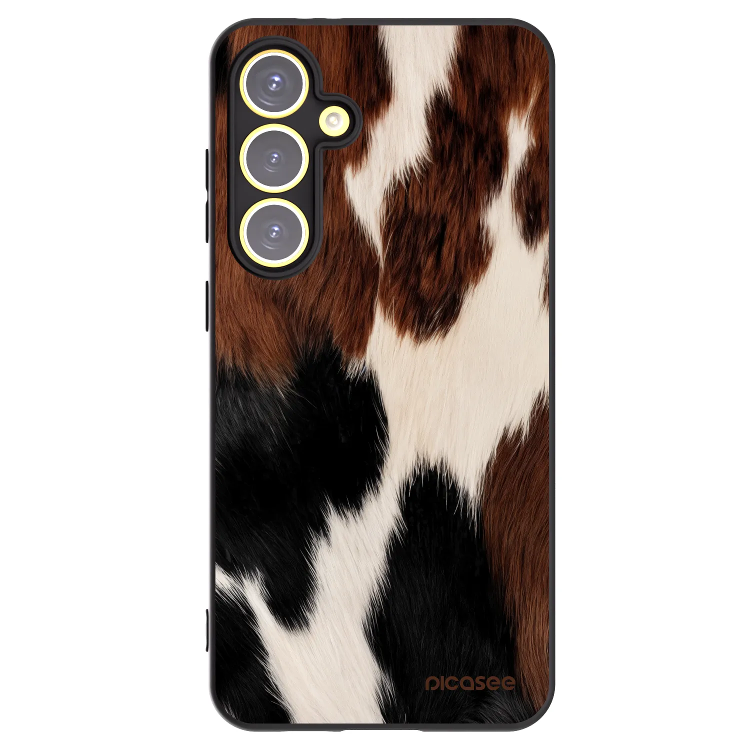 Picasee crna silikonska maskica za Samsung Galaxy S24 FE S721B - Rodeo