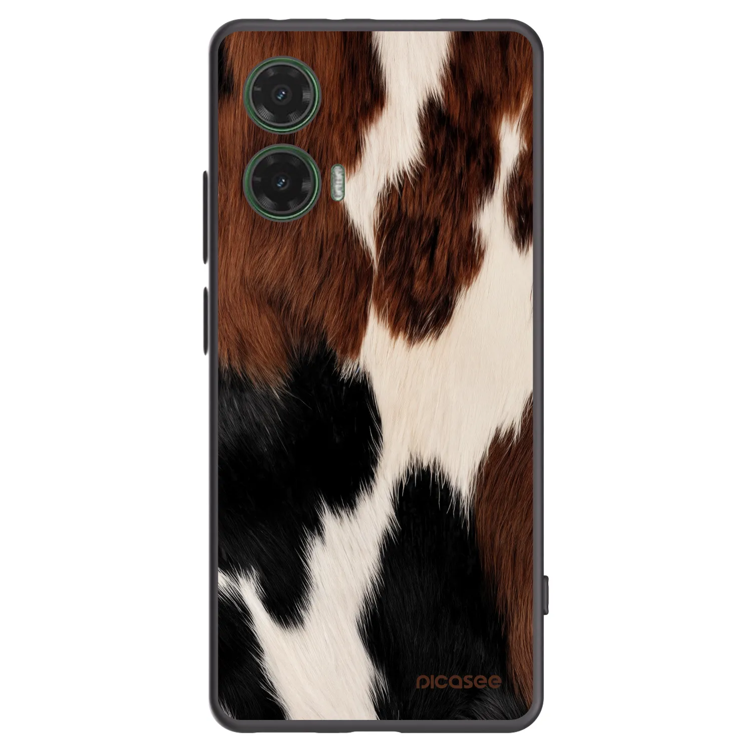 Picasee crna silikonska maskica za Motorola Moto G35 5G - Rodeo