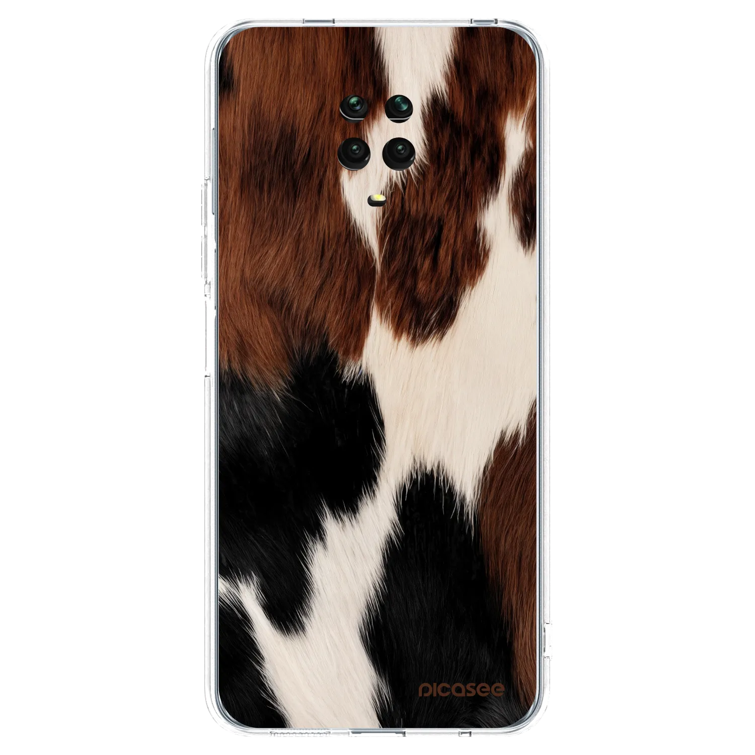 Picasee silikonska prozirna maskica za Xiaomi Redmi Note 9 Pro - Rodeo