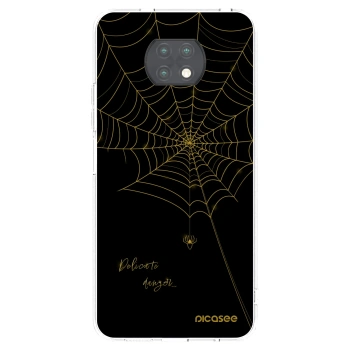 Picasee silikonska prozirna maskica za Xiaomi Redmi Note 9T - Delicate danger