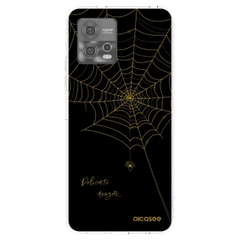 Picasee silikonska prozirna maskica za Motorola Moto G72 - Delicate danger