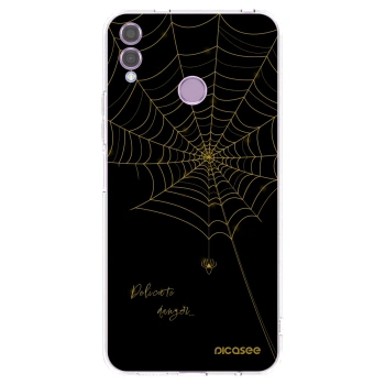 Picasee silikonska prozirna maskica za Honor 8X - Delicate danger